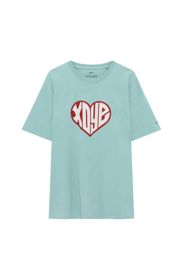 Camiseta XDYE manga corta  corazón