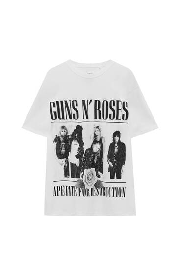 T-shirt Guns N’ Roses manches courtes