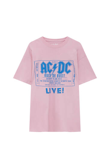 Majica s printom koncerta AC/DC