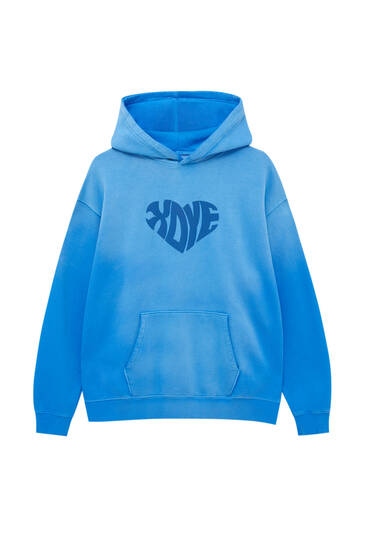 XDYE heart hoodie