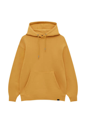 Basic hoodie with pouch pocket