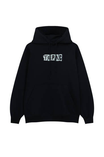 Sweat à capuche Tupac - pull\u0026bear