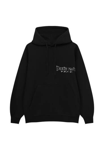 Death Note baskılı sweatshirt