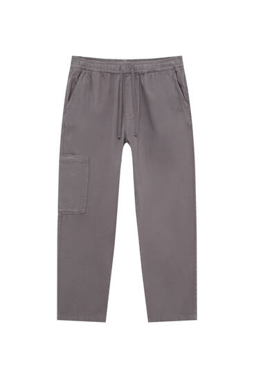 Joggers with cargo pocket