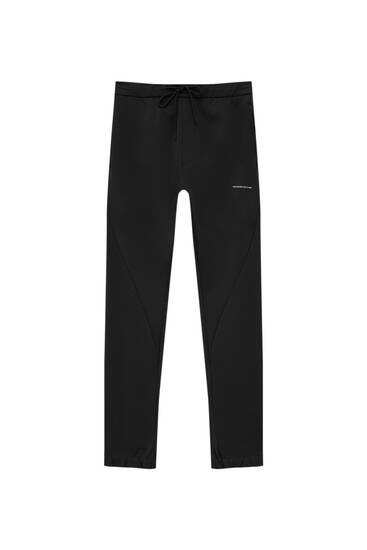 Tracksuit joggers in technical fabric