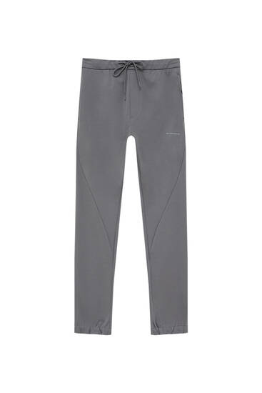 Tracksuit joggers in technical fabric