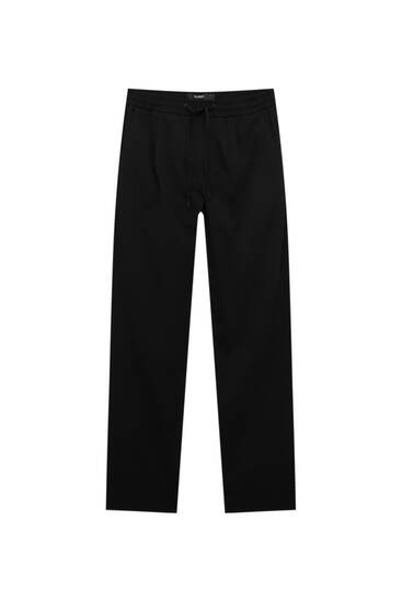 Tailored fit jogging trousers