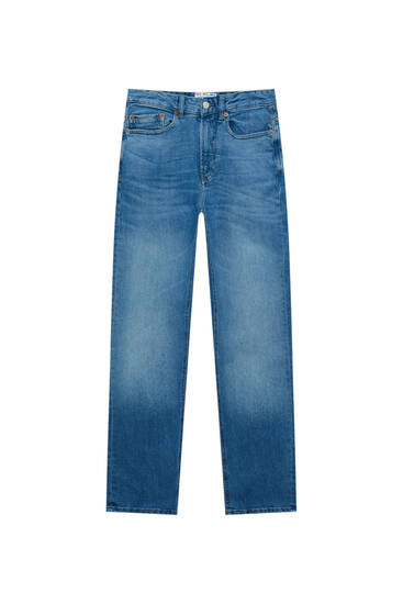 HERREN Jeans Basisch Pull&Bear Straight jeans Braun 38 Rabatt 96 % 