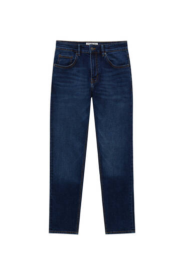 Dunkelblaue Superskinny-Jeans