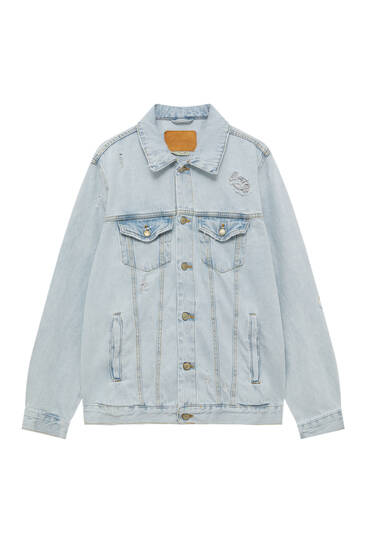 pull and bear denim jacket