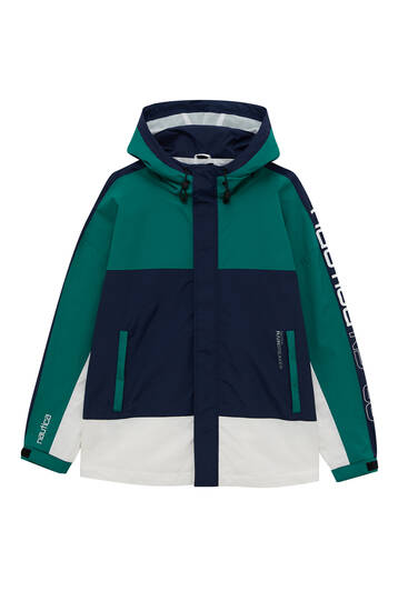 Technical colour block Nautica jacket
