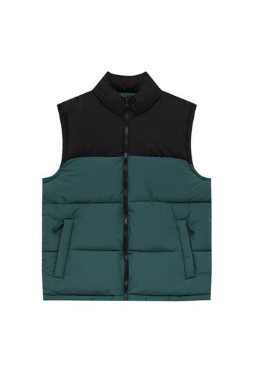 labyrinth Infectious disease whiskey Basic puffer gilet - PULL&BEAR