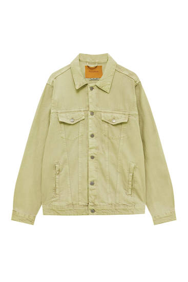 Basic coloured denim jacket