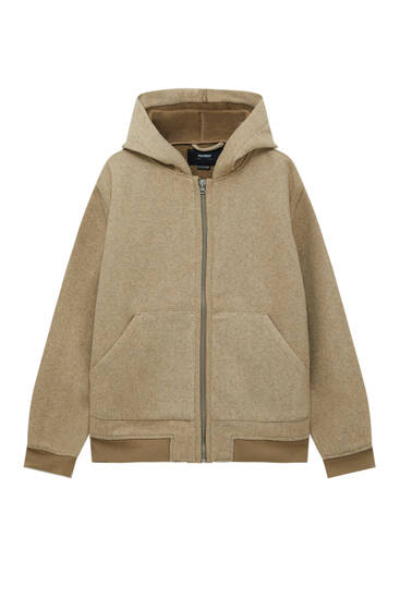 Basic comfort jacket with hood