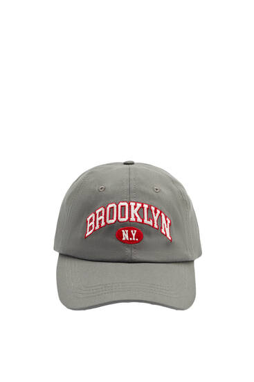 Καπέλο τζόκεϊ με κέντημα Brooklyn