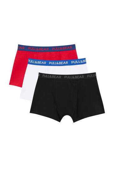 3-pack of logo boxers