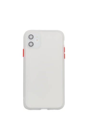 Transparent smartphone case