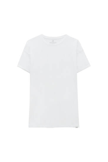 Rabatt 67 % Pull&Bear T-Shirt HERREN Hemden & T-Shirts Tailored fit Weiß M 