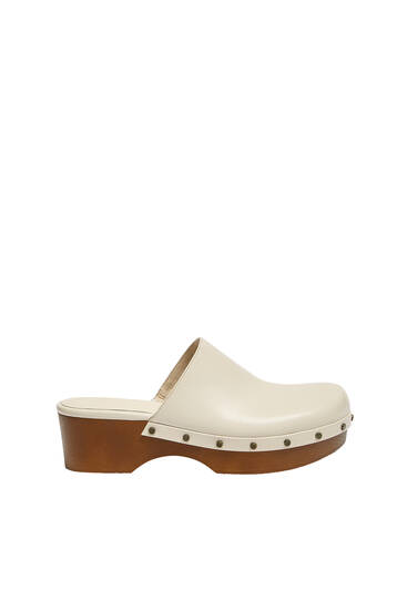 Clogs with studs