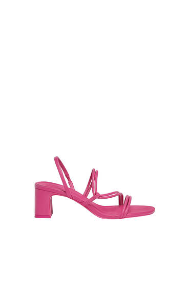 pull and bear knee high heeled boots