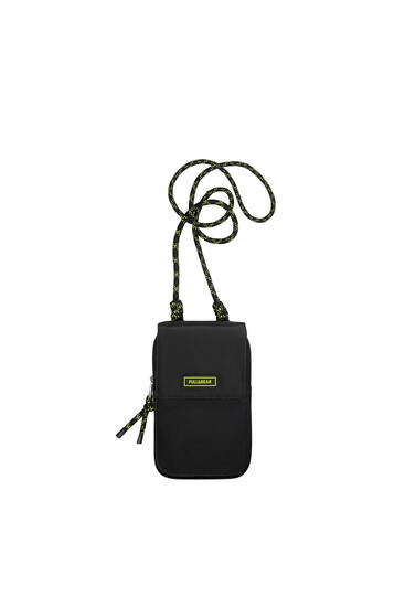 Mobile phone bag with flap