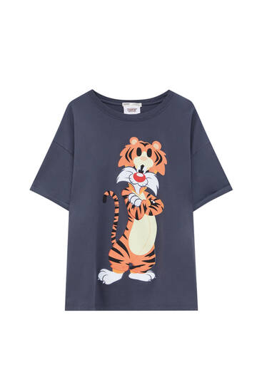 Tiger Sylvester print T-shirt