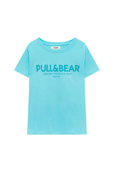 تيشرت Pull&Bear بأكمام قصيرة