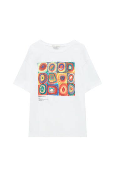 T-shirt de Kandinsky com círculos