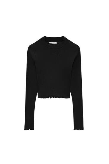playeras blancas manga larga mujer