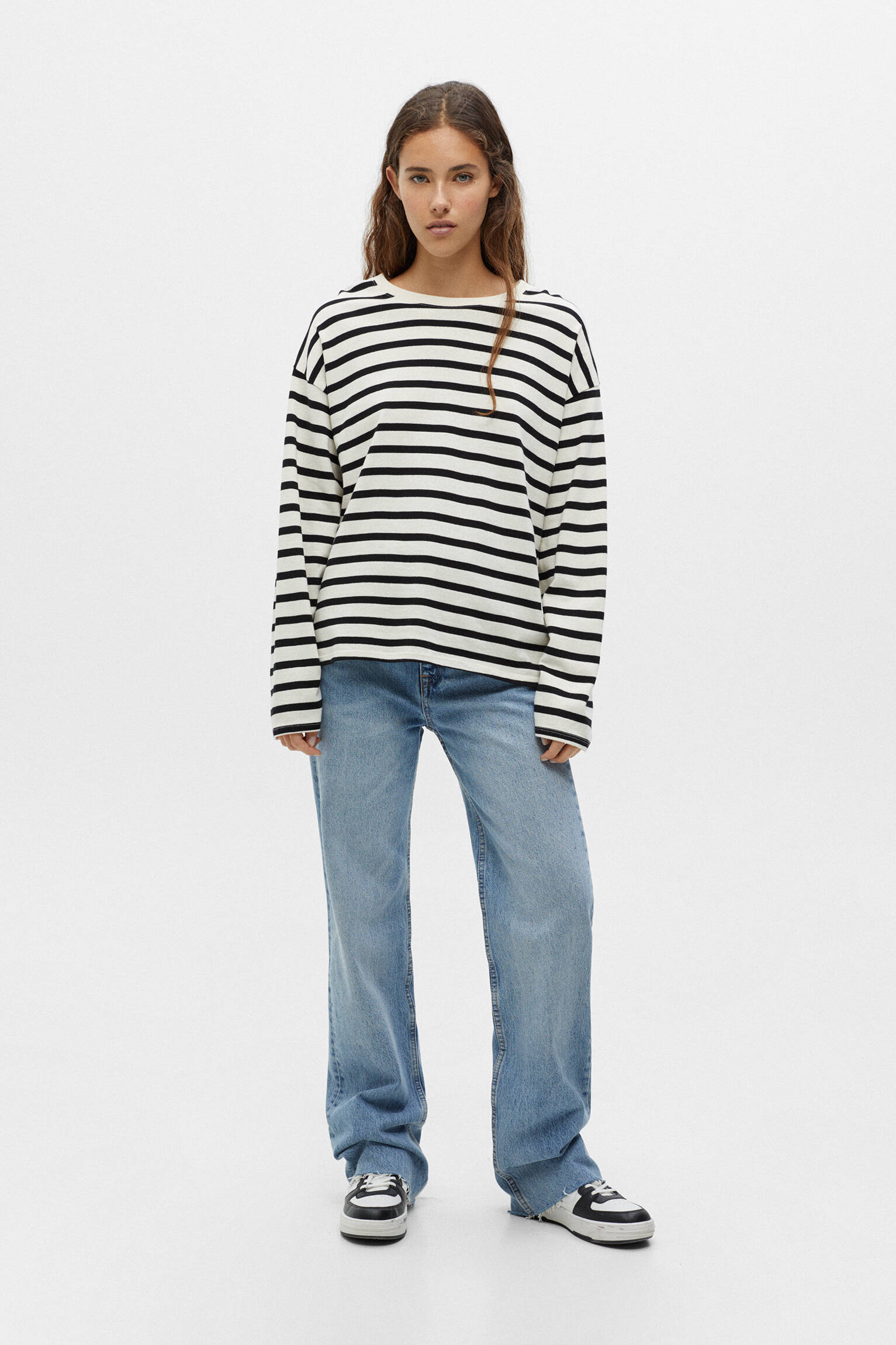 oversize t shirt pull and bear