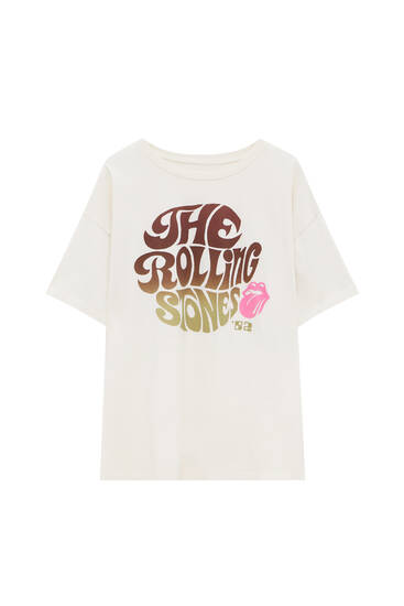 Majica s hipi natpisom The Rolling Stones