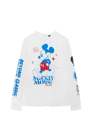 Koszulka z Myszką Miki i długim rękawem