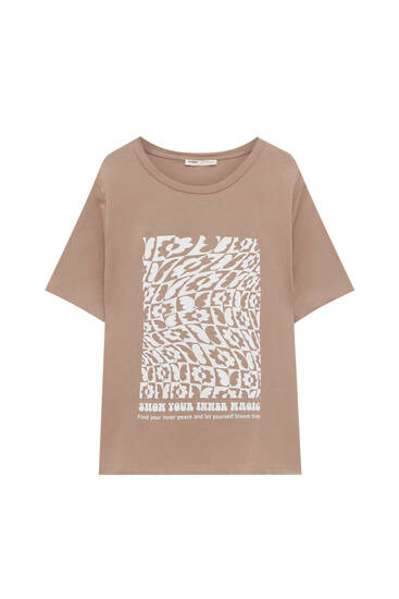 Distorted graphic T-shirt
