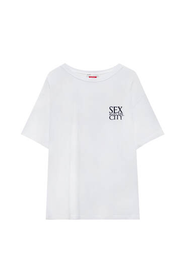 Koszulka z napisem Sex in the City