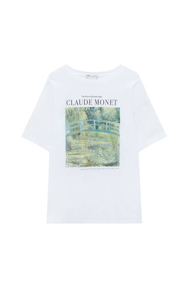 Koszulka z obrazem „Lilie wodne” Moneta