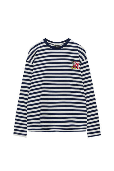 Striped Mickey Mouse T-shirt