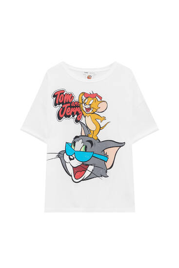 T-shirt Tom et Jerry manches courtes