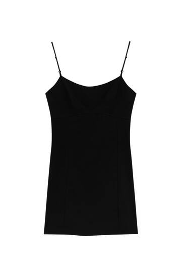 Asymmetric sleeve short dress