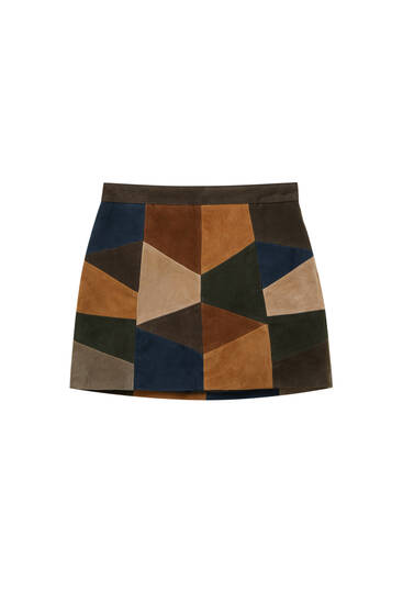 Suede skirt limited edition