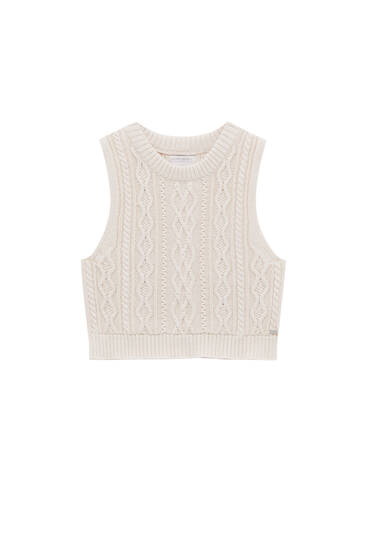 Chalecos - Punto - Ropa - Mujer - PULL\u0026BEAR España