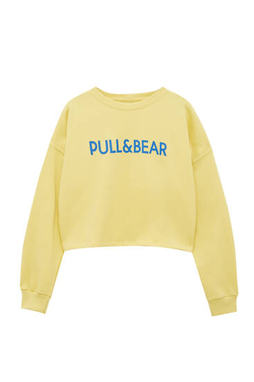 P&B logo sweatshirt with round neck