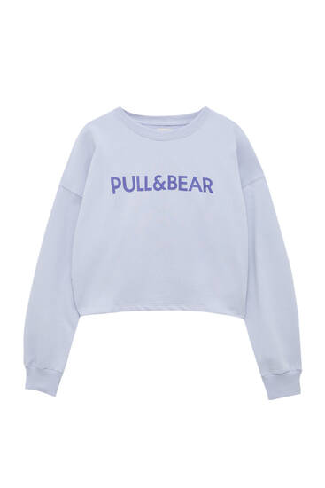P&B logo sweatshirt with round neck