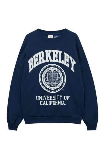 Berkeley baskılı kolej sweatshirt