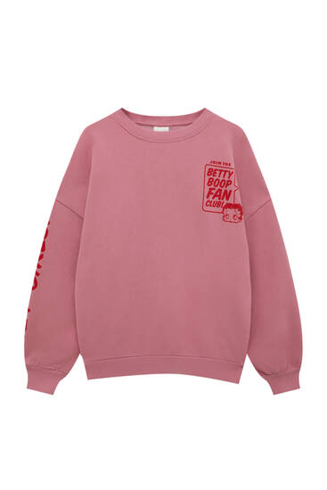 Roze sweatshirt Betty Boop