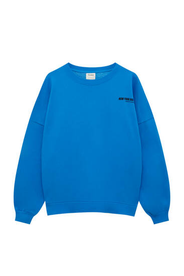 pull and bear basic sweatshirt