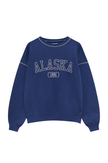 Sudadera college Alaska - PULL\u0026BEAR