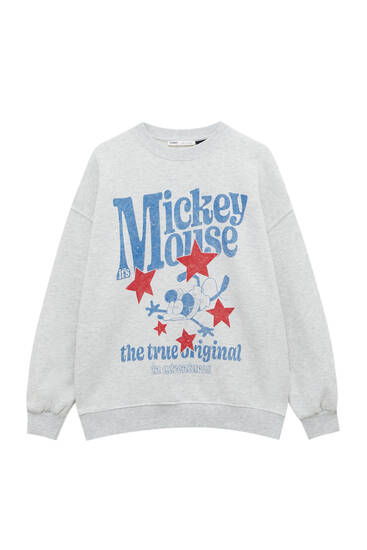 Graues Sweatshirt Mickey Mouse
