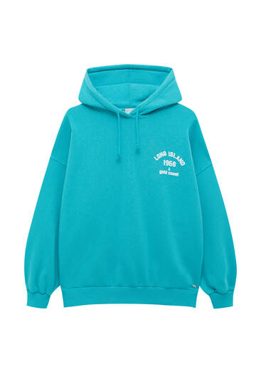 Oversize hoodie with graphic detail