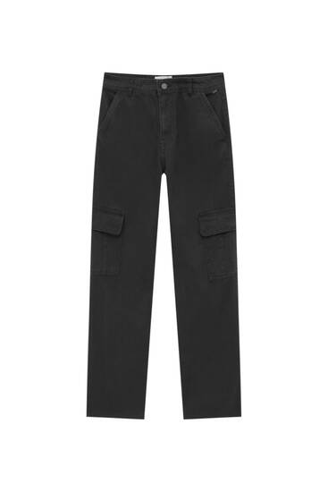 Pantalón Mujer Pitillo de Pana - Pull \u0026 Bear de Segunda Mano - Ropasion