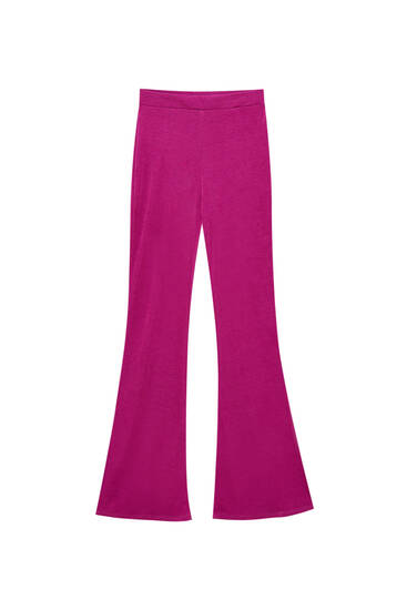 Flowing bell bottom trousers